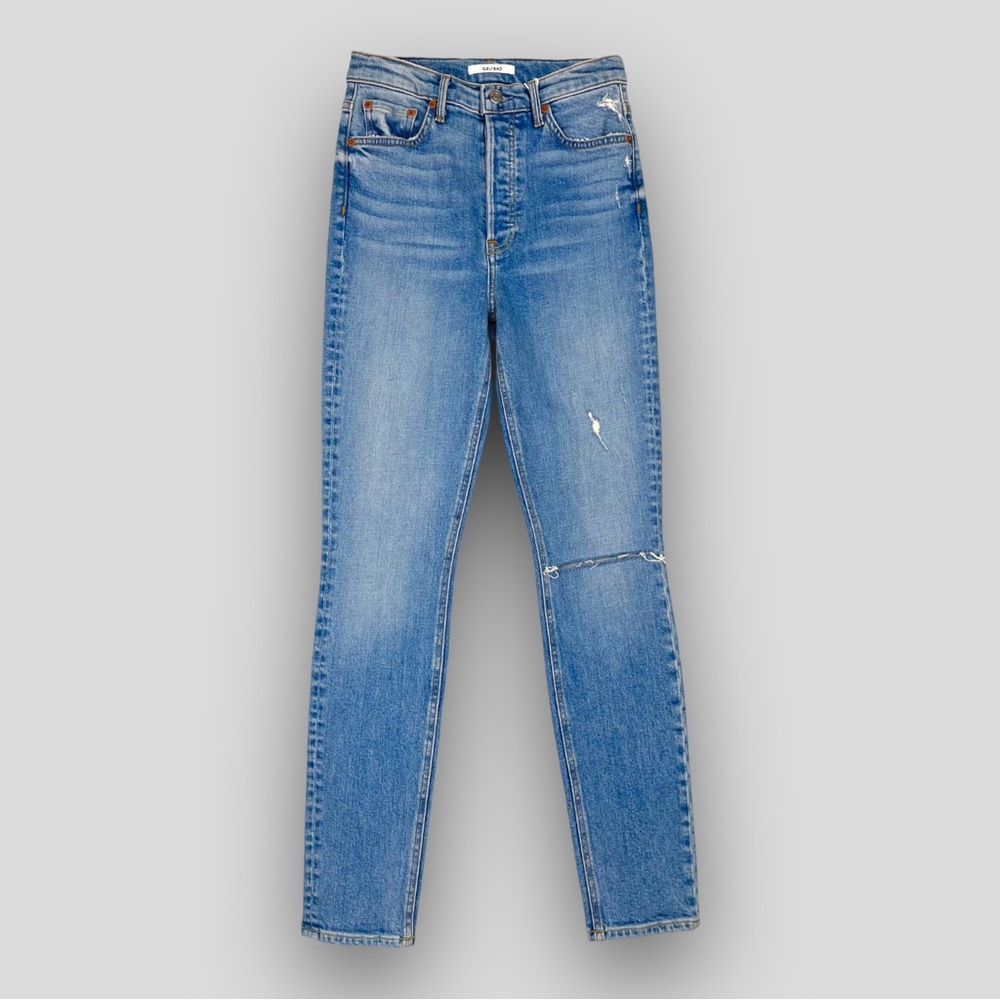 NWT GRLFRND Karolina High-Rise Skinny Jean in Drift Away - Sales Sample Size 26